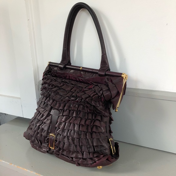 valentino ruffle bag